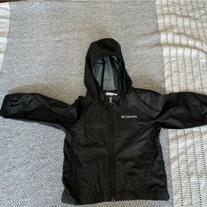 Kids Black Columbia Jain Jacket / Windbreaker